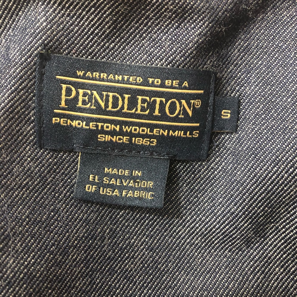 Nwot Pendleton Wool Denim Jacket. Size Small - image 4